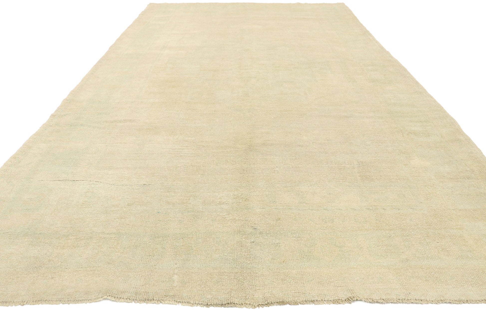6 x 11 Vintage Turkish Oushak Rug 52973