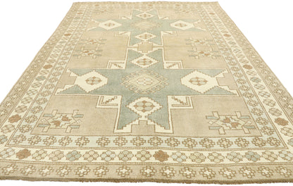 5 x 8 Vintage Turkish Oushak Rug 52975