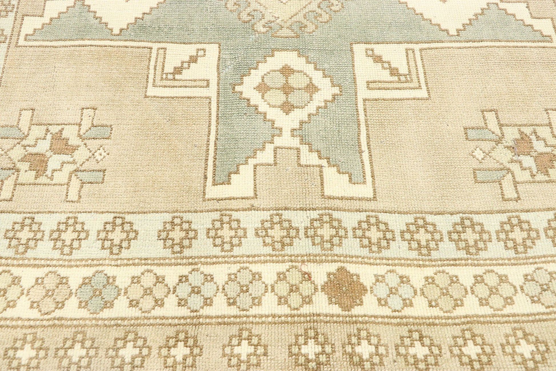 5 x 8 Vintage Turkish Oushak Rug 52975