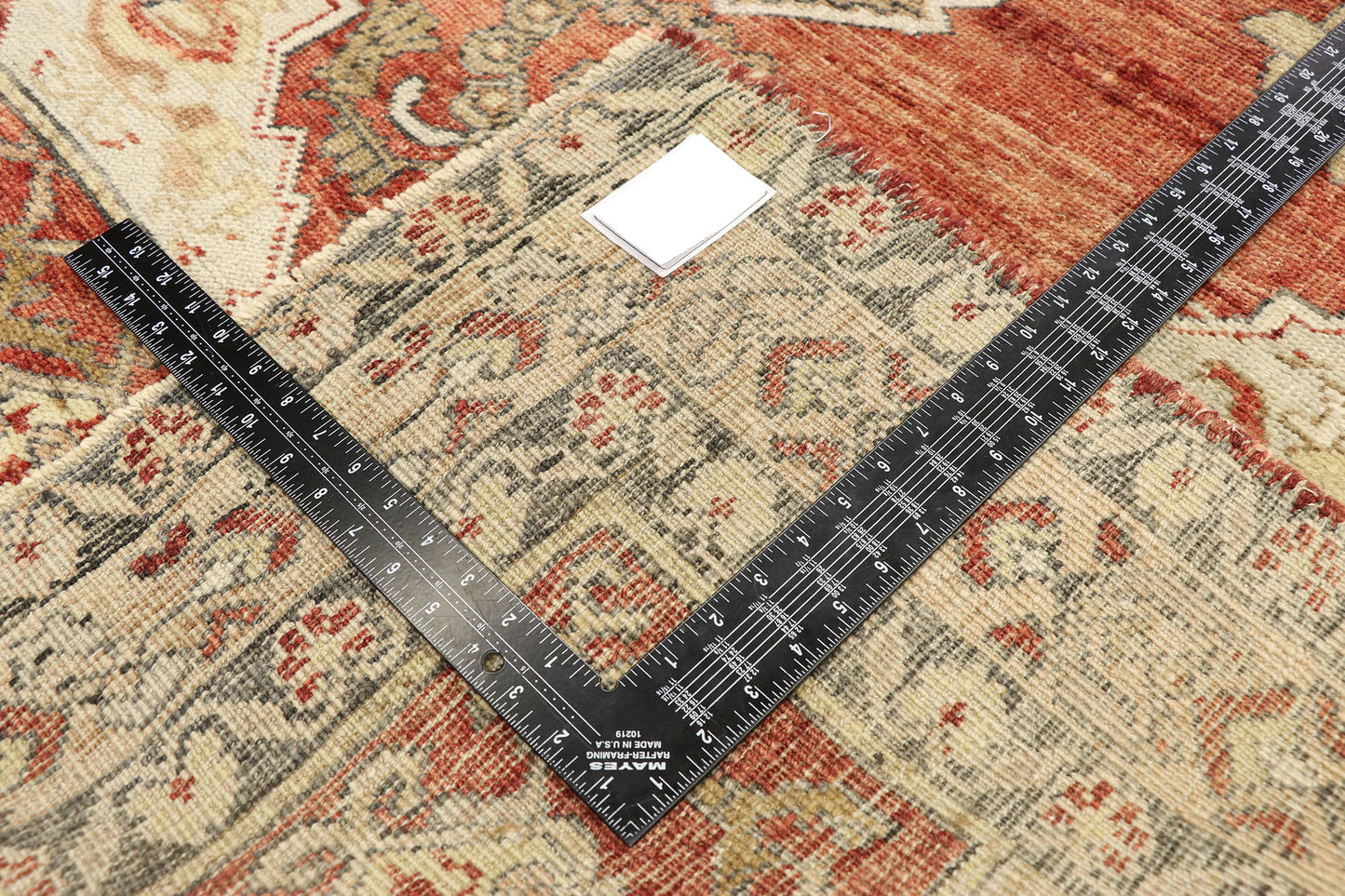 5 x 11 Vintage Turkish Oushak Gallery Rug 52980