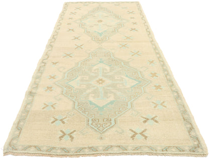 3 x 7 Vintage Turkish Oushak Rug 52981