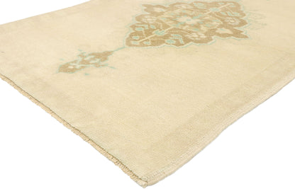3 x 4 Vintage Turkish Oushak Rug 52982