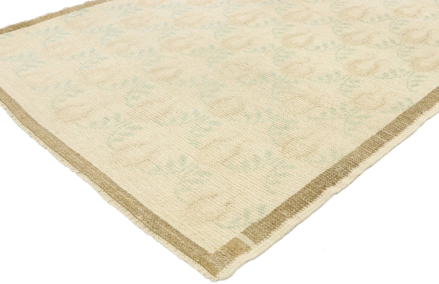 3 x 5 Vintage Turkish Oushak Rug 52983