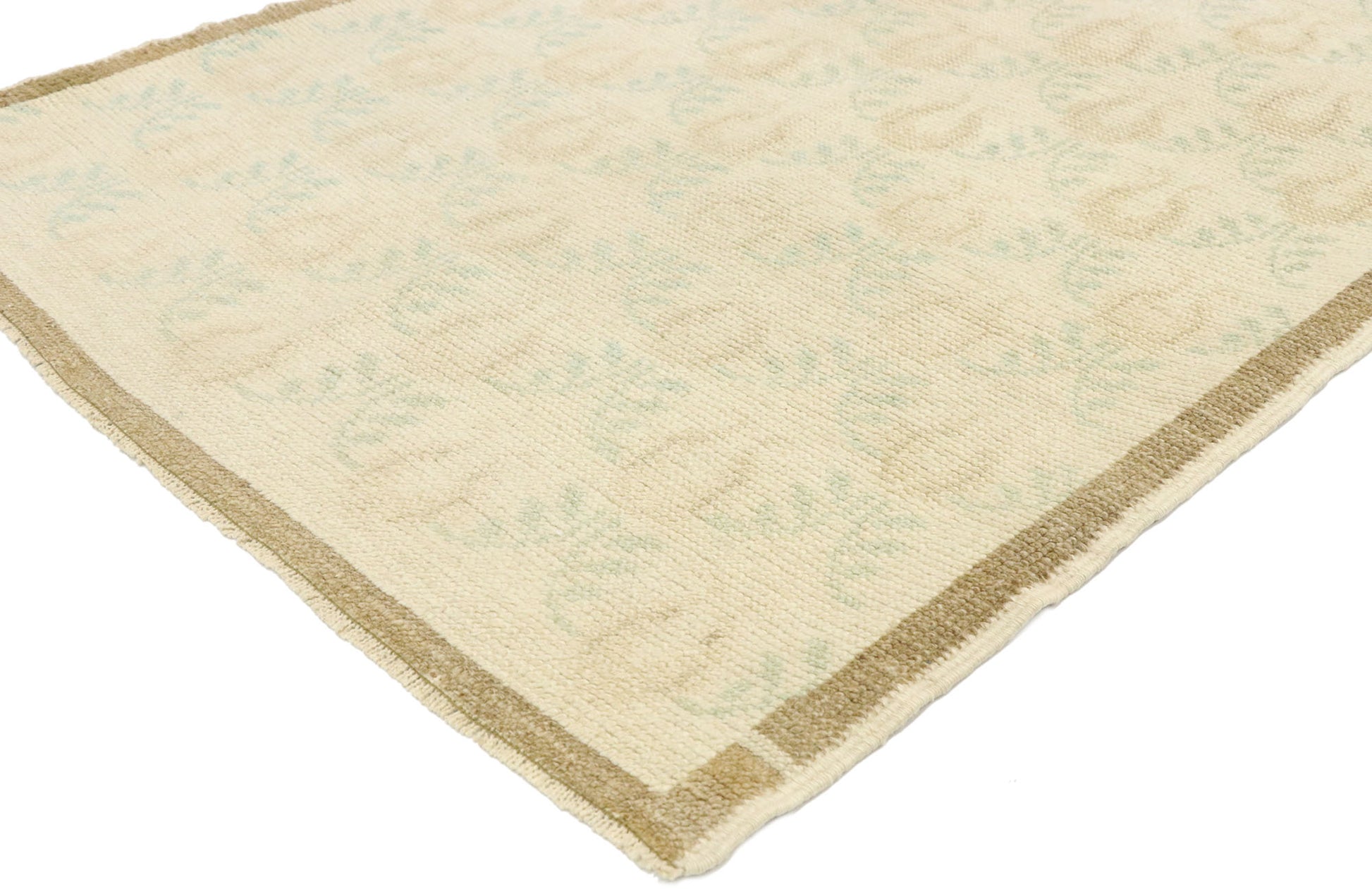 3 x 5 Vintage Turkish Oushak Rug 52983