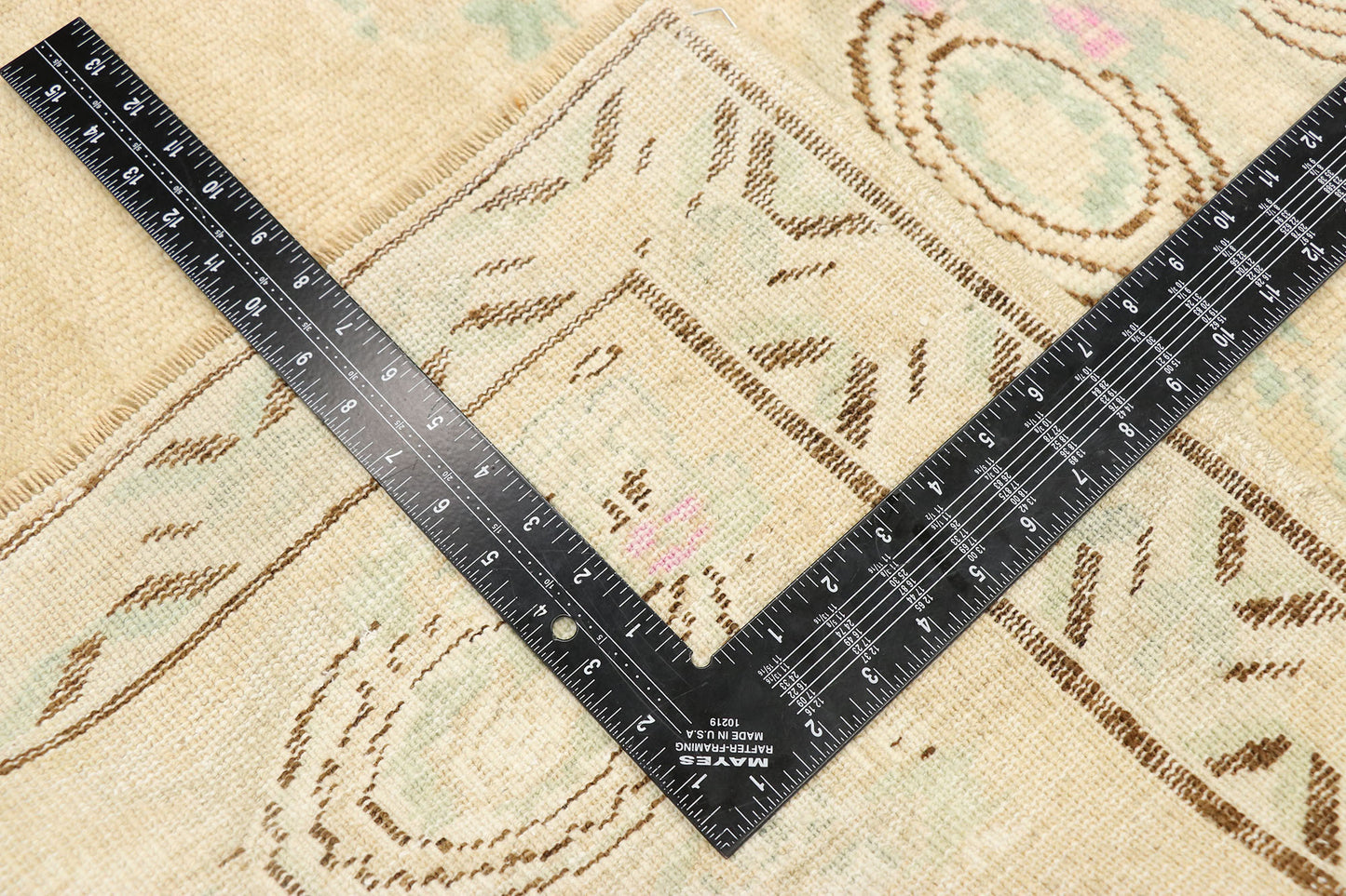 4 x 6 Vintage Turkish Oushak Rug 52984