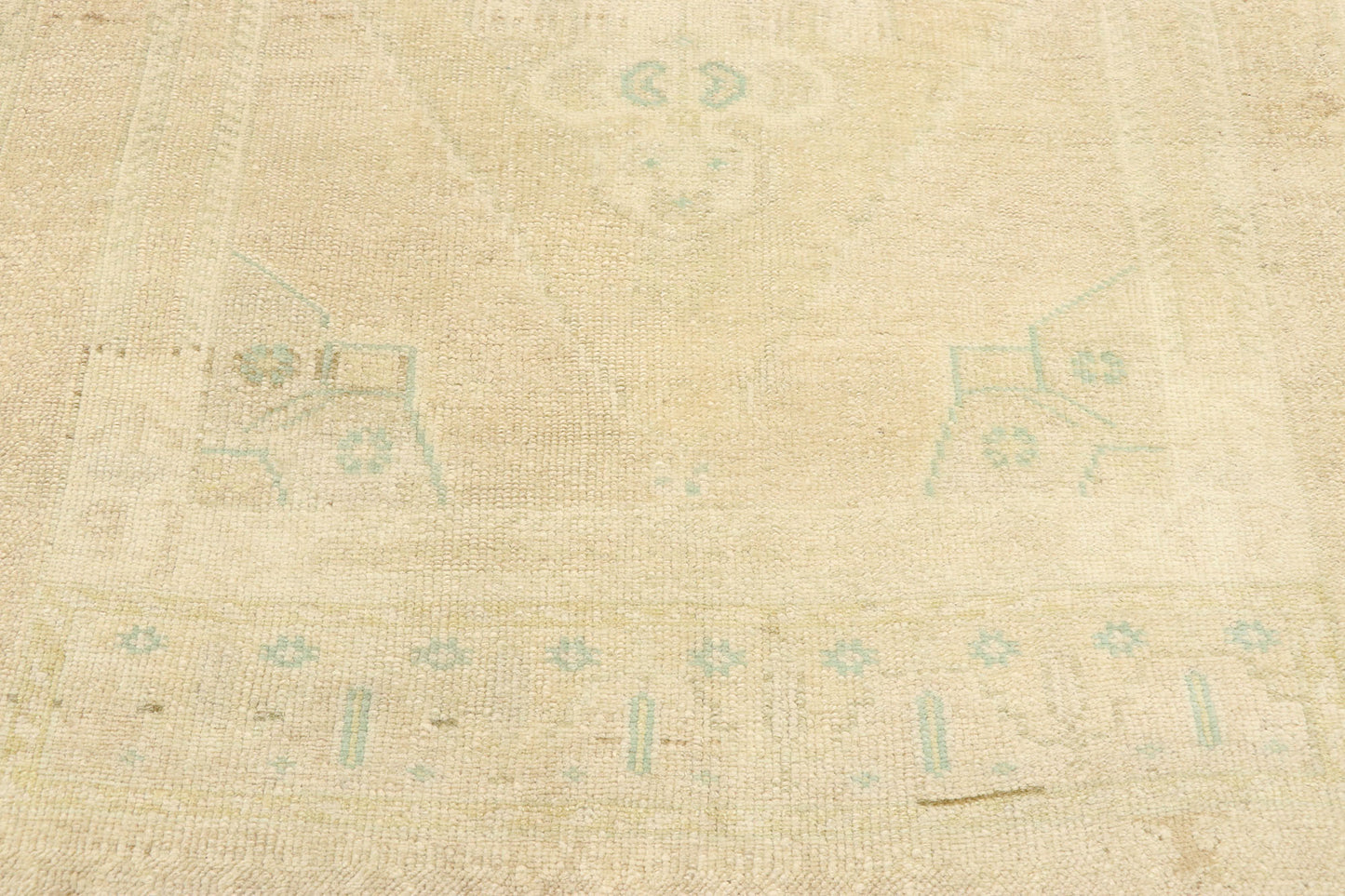 3 x 6 Vintage Turkish Oushak Rug 52988