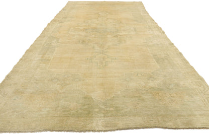 5 x 12 Vintage Turkish Oushak Rug 52989