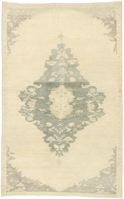 5 x 8 Vintage Turkish Oushak Rug 52990
