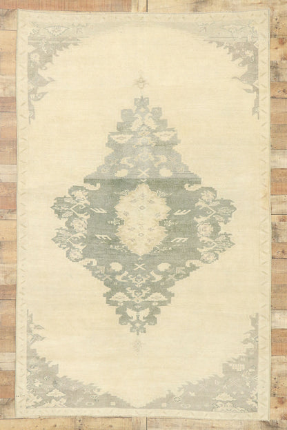5 x 8 Vintage Turkish Oushak Rug 52990