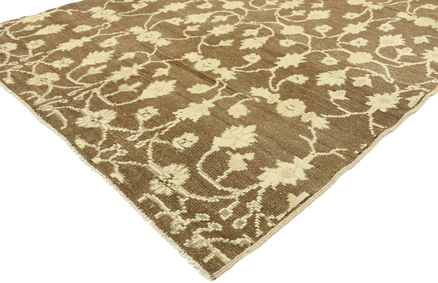 4 x 8 Vintage Turkish Oushak Rug 52991