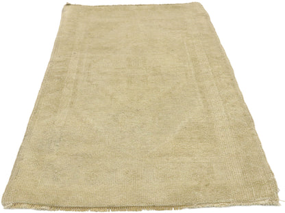2 x 3 Vintage Turkish Oushak Rug 52998