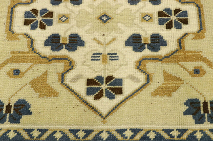 2 x 2 Vintage Turkish Oushak Rug 53000