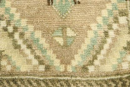 1 x 3 Vintage Turkish Oushak Yastik Rug 53001