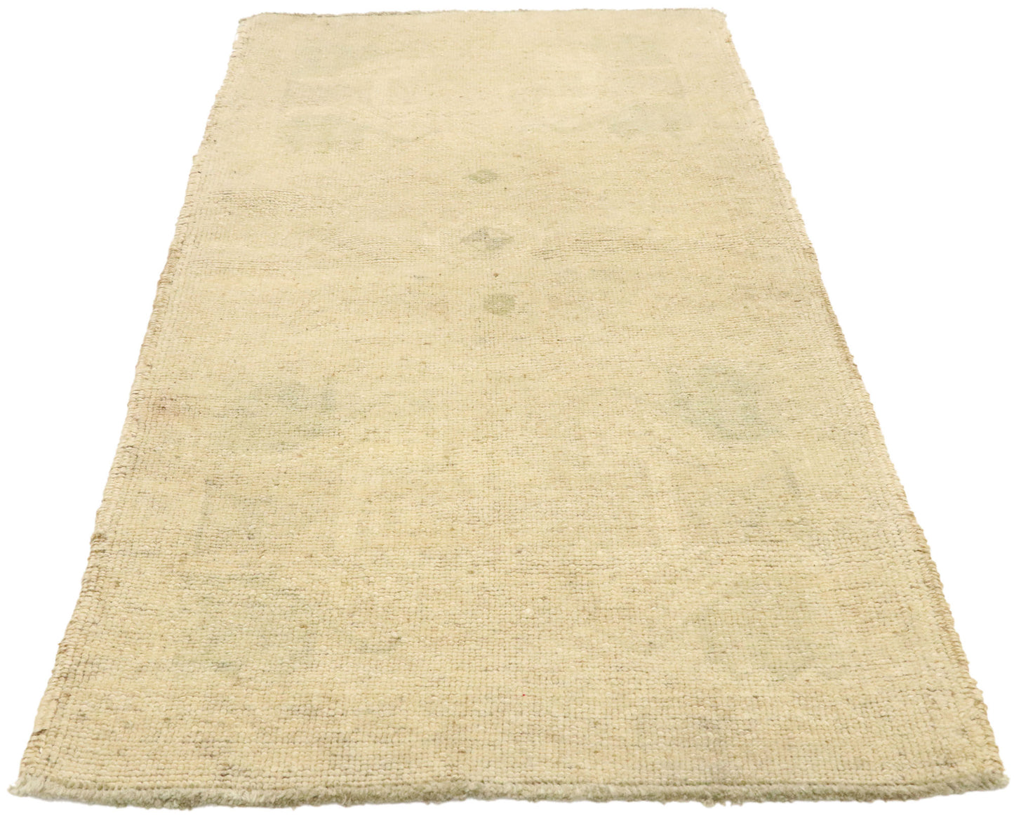 2 x 3 Vintage Turkish Oushak Yastik Rug 53003