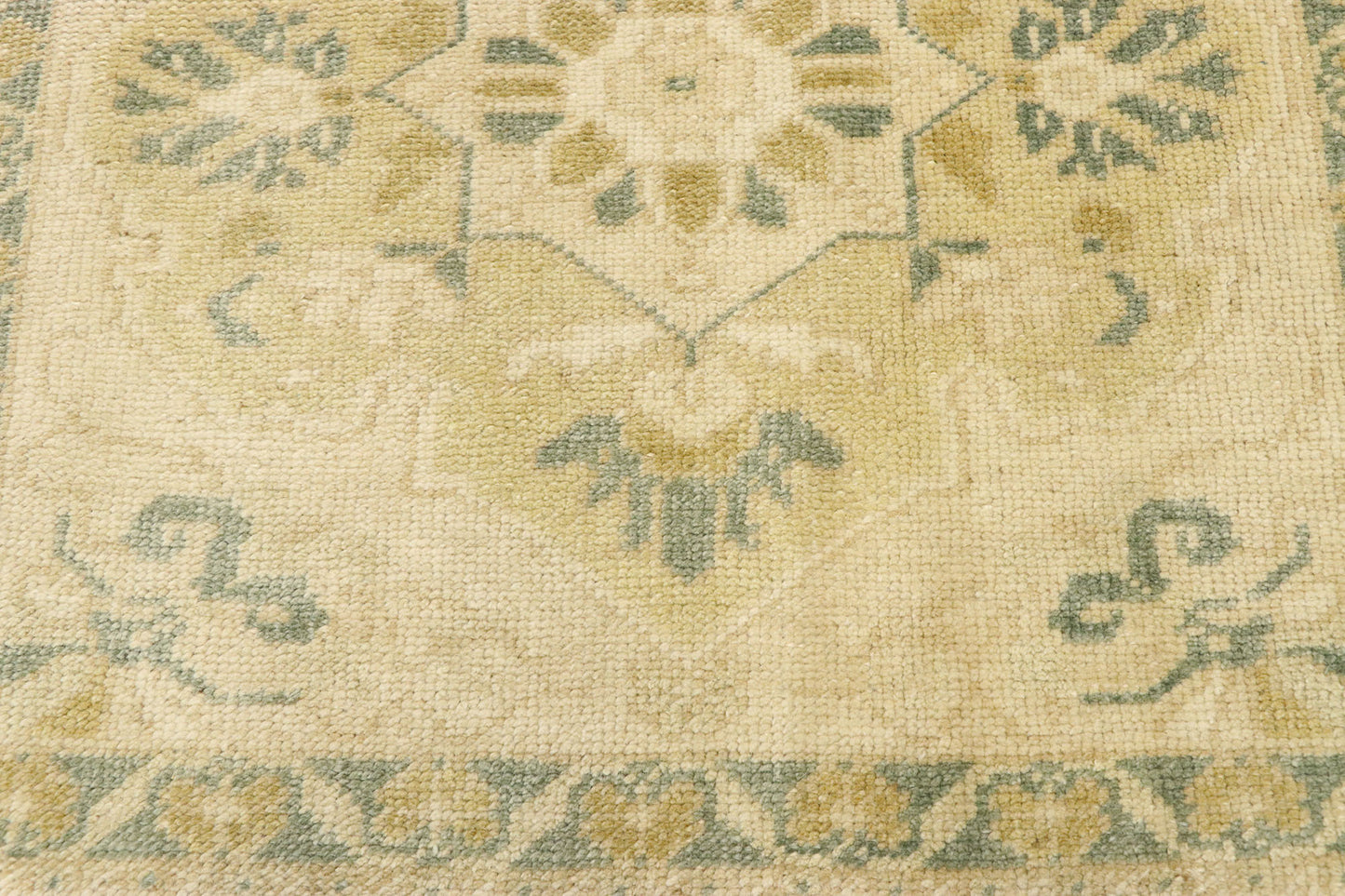2 x 2 Vintage Turkish Oushak Rug 53010