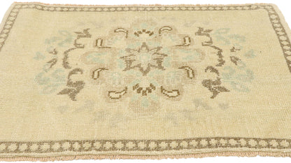 2 x 3 Vintage Turkish Oushak Rug 53015