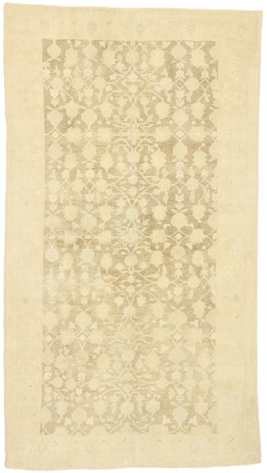 5 x 8 Vintage Turkish Oushak Rug 53018