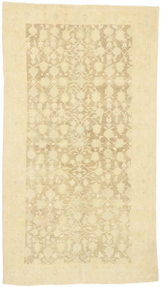 5 x 8 Vintage Turkish Oushak Rug 53018