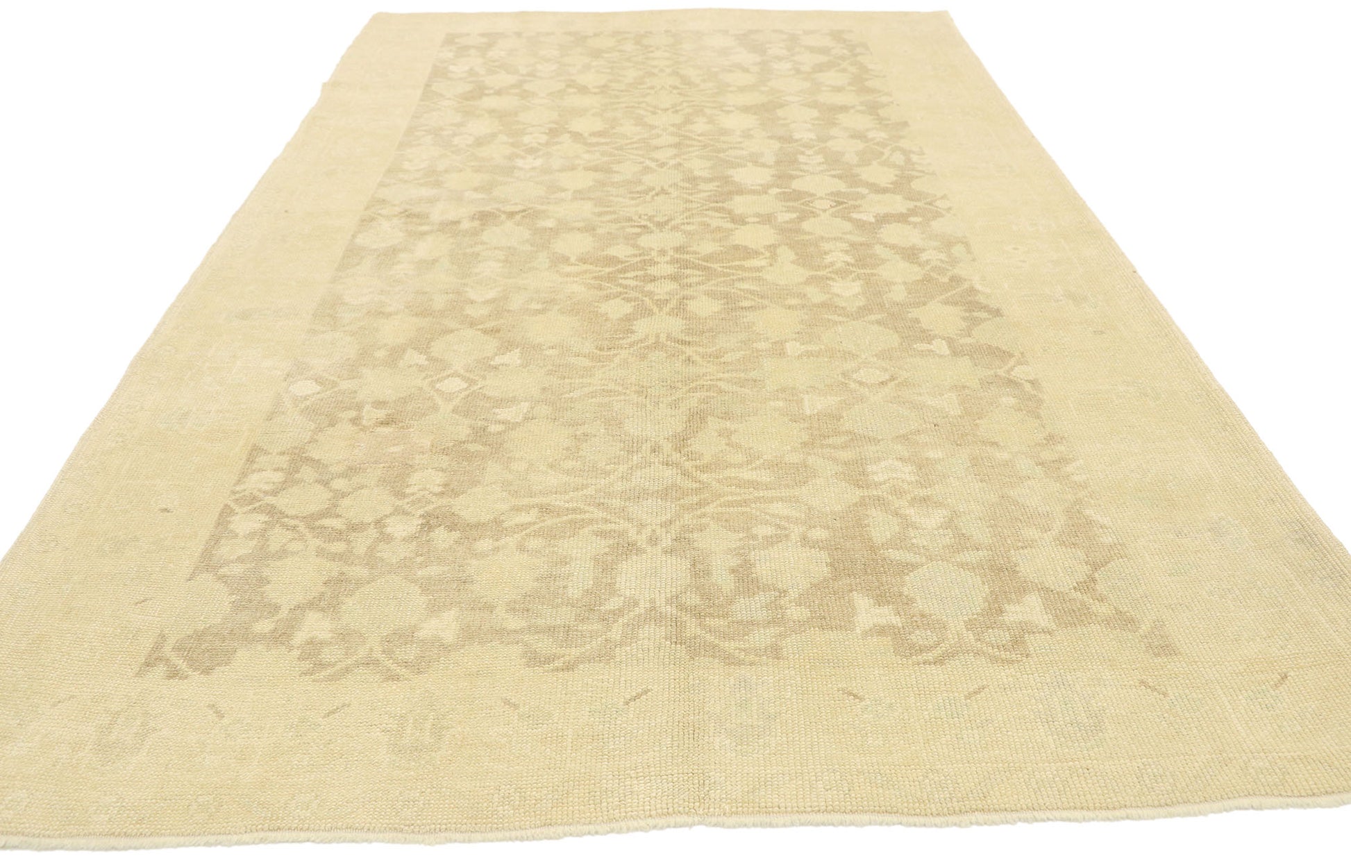 5 x 8 Vintage Turkish Oushak Rug 53018