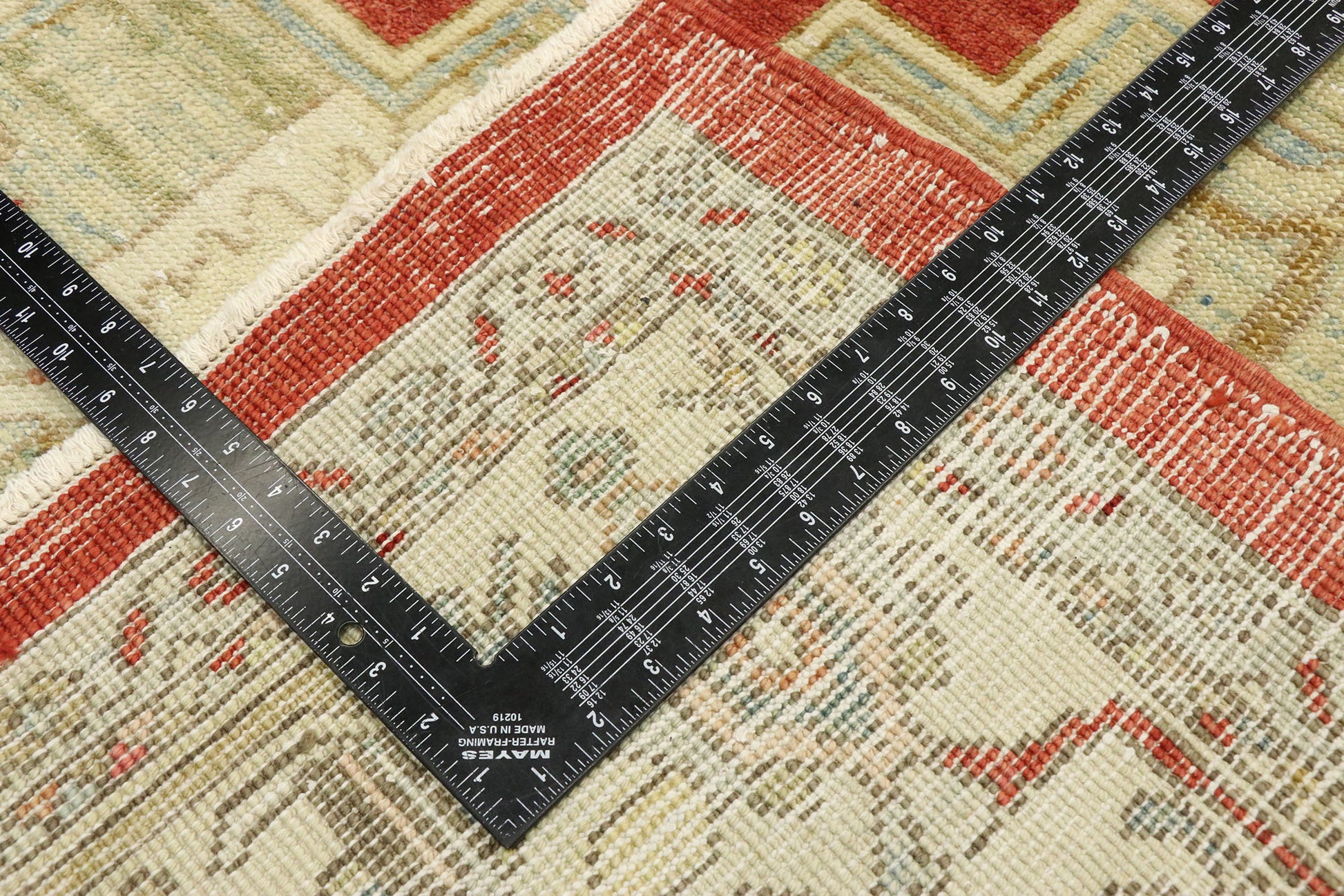9 x 13 Vintage Turkish Serapi Rug 53019