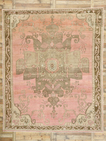 11 x 13 Vintage Turkish Kars Rug 53020