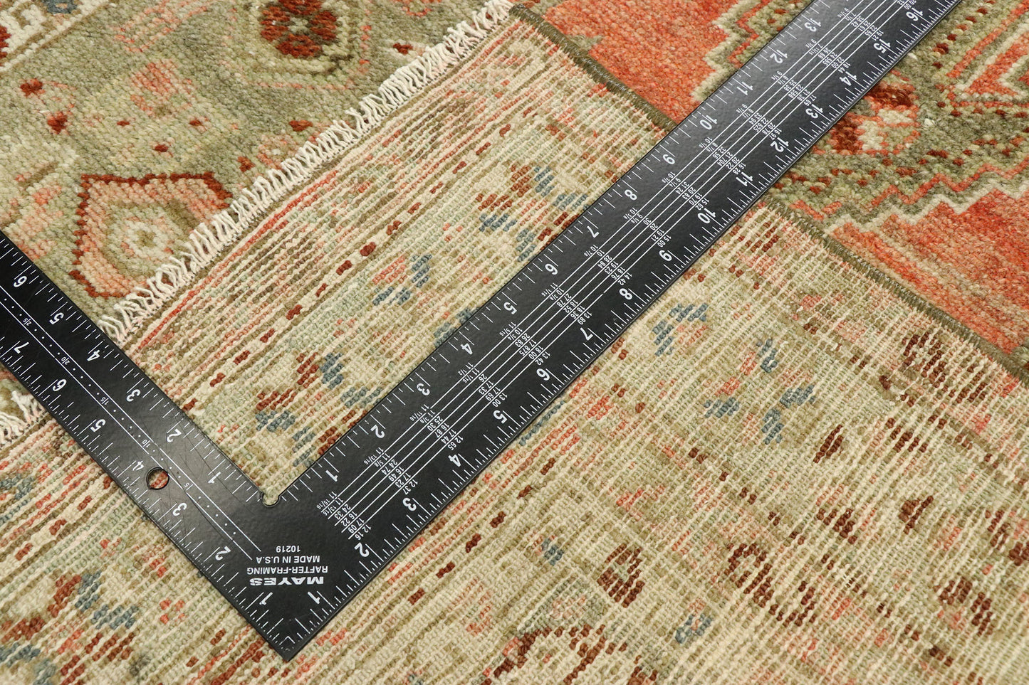 3 x 17 Antique Persian Malayer Runner 53021