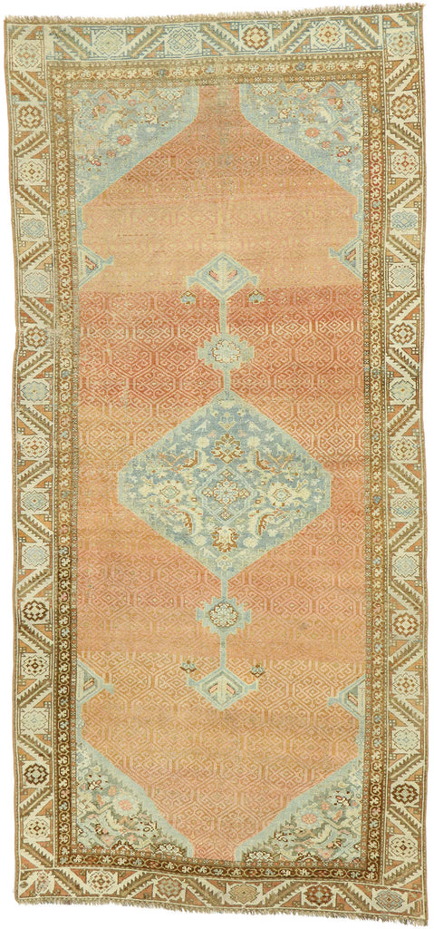 4 x 9 Antique Persian Kurdish Rug 53032