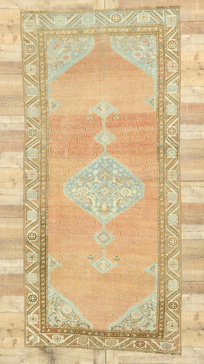 4 x 9 Antique Persian Kurdish Rug 53032