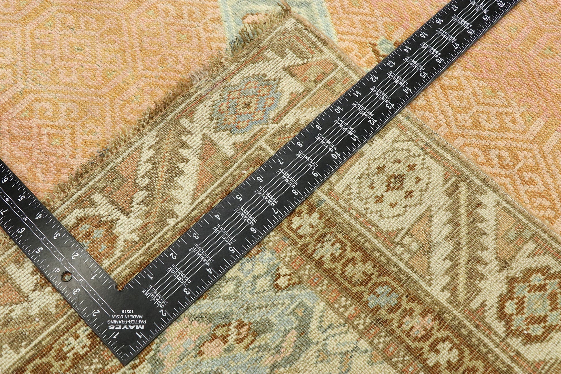 4 x 9 Antique Persian Kurdish Rug 53032
