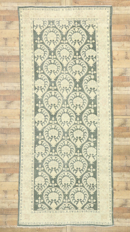 5 x 11 Distressed Vintage Romanian Rug 53033