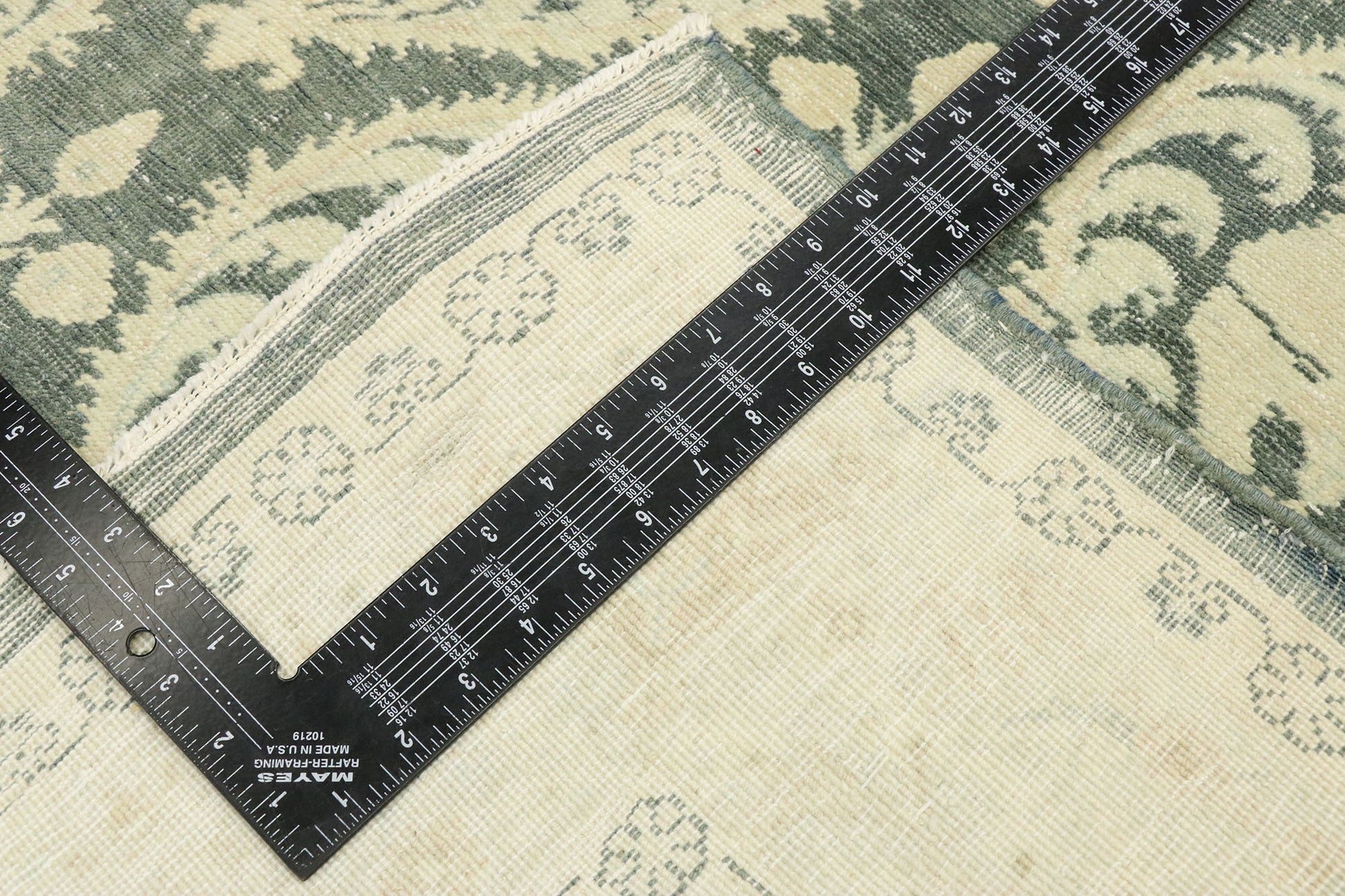 5 x 11 Distressed Vintage Romanian Rug 53033