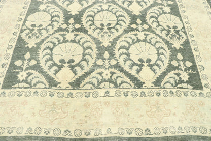 5 x 11 Distressed Vintage Romanian Rug 53033