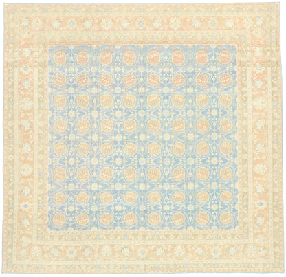 9 x 9 Vintage Portuguese Khotan Rug 53034