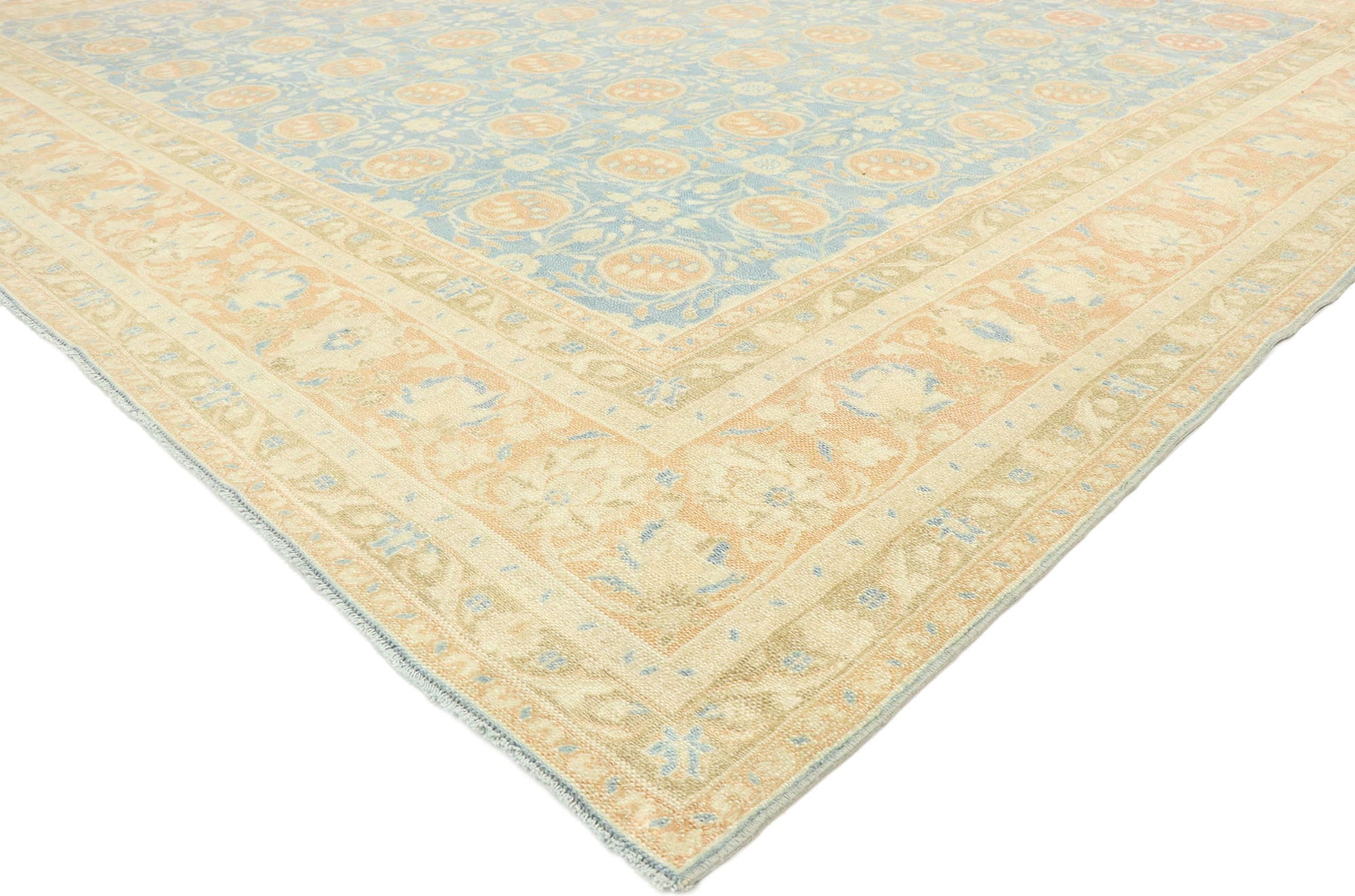 9 x 9 Vintage Portuguese Khotan Rug 53034
