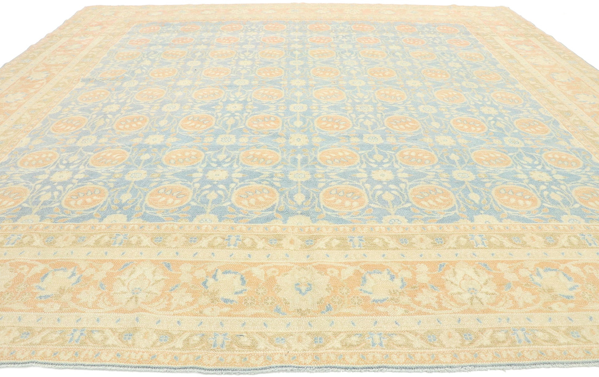 9 x 9 Vintage Portuguese Khotan Rug 53034