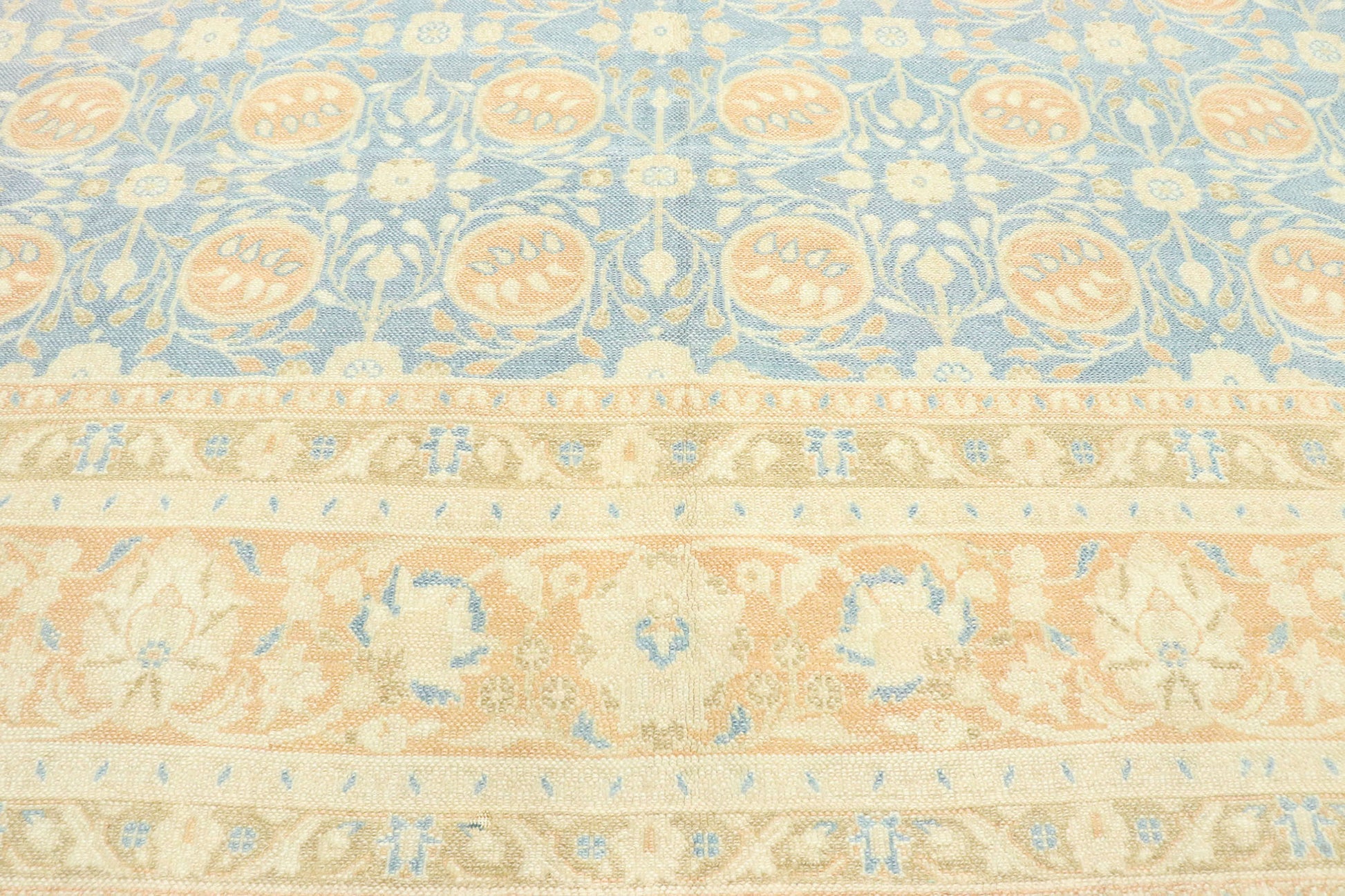9 x 9 Vintage Portuguese Khotan Rug 53034