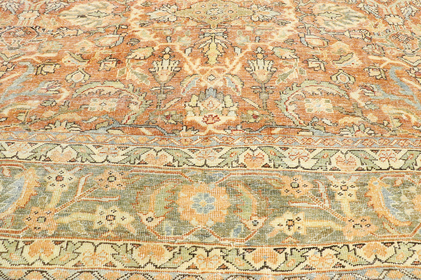 9 x 12 Antique Persian Mahal Rug 53035