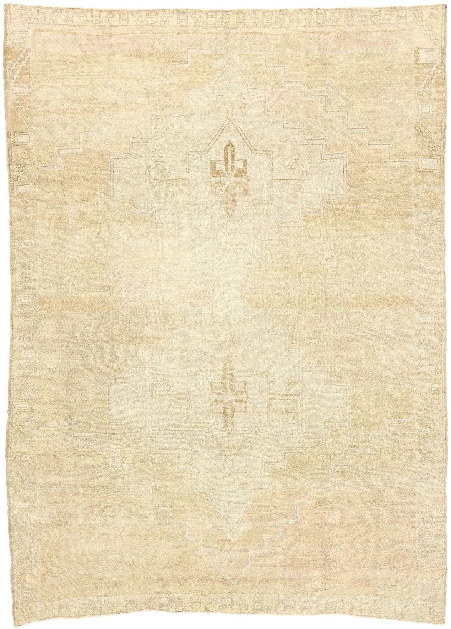 9 x 12 Vintage Turkish Kars Rug 53037