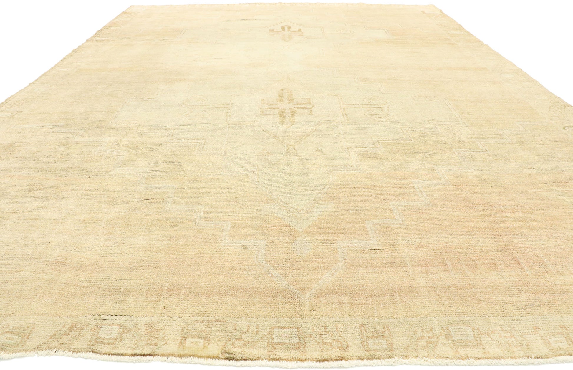 9 x 12 Vintage Turkish Kars Rug 53037