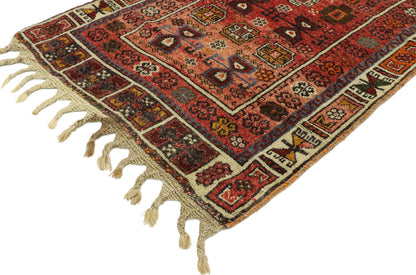 2 x 5 Vintage Turkish Oushak Prayer Rug 53038