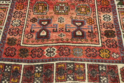 2 x 5 Vintage Turkish Oushak Prayer Rug 53038