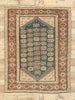 5 x 6 Antique Turkish Oushak Rug 53042