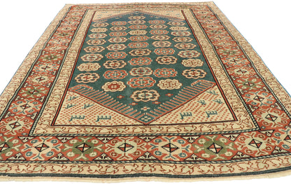 5 x 6 Antique Turkish Oushak Rug 53042