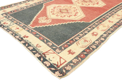 4 x 7 Vintage Turkish Oushak Rug 53043