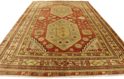 5 x 8 Vintage Turkish Oushak Rug 53044