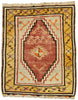 4 x 4 Vintage Turkish Oushak Rug 53045