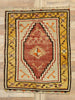 4 x 4 Vintage Turkish Oushak Rug 53045