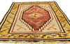 4 x 4 Vintage Turkish Oushak Rug 53045
