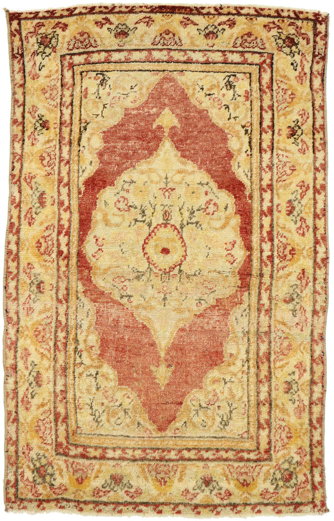 2 x 4 Vintage Turkish Oushak Rug 53047