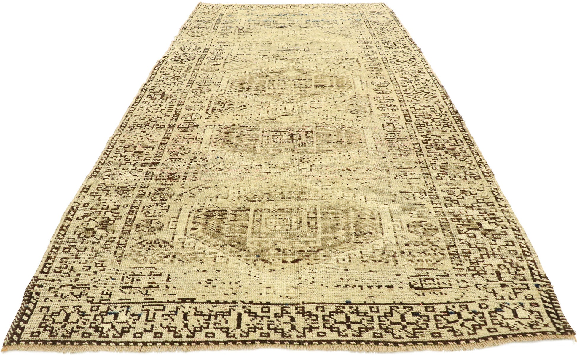 4 x 8 Vintage Persian Shiraz Rug 53048